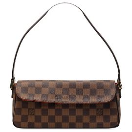 Louis Vuitton Marrone Damier Ebene Recoleta