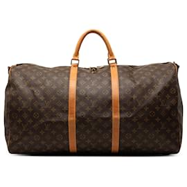 Louis Vuitton Keepall Bandoulière 60 Monogram Marrone
