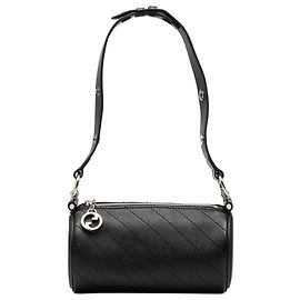 Borsa a spalla mini in pelle nera Blondie di Gucci