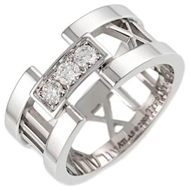 Atlas-Diamantring von Tiffany & Co. aus 18K Weißgold