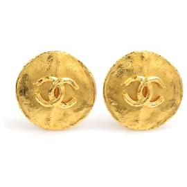 Orecchini a clip in metallo dorato Chanel