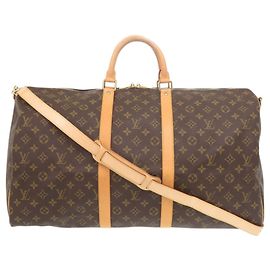 Borsa Boston Keepall Bandoulière 55 Monogram Louis Vuitton