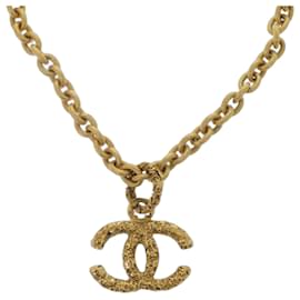 Collier en métal doré Chanel Lava Coco Marque 95A