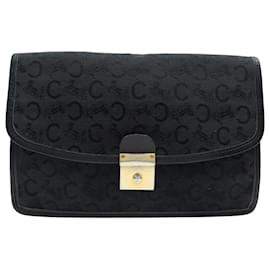 Céline CLUTCH VINTAGE CELINE IN CANVAS MONOGRAMMA NERO