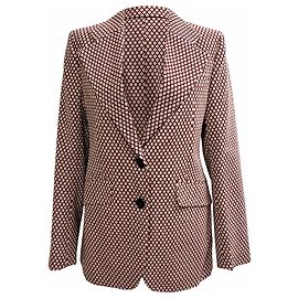 Victoria Beckham Bedruckter Blazer aus Multicolor Viskose