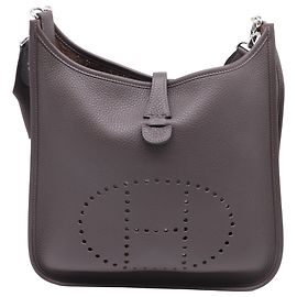 Bolso de Hombro Hermès Evelyn III 29 en Cuero Clemence Marrón
