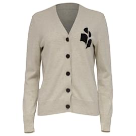 Newton Cardigan aus grauer Baumwolle von Isabel Marant Étoile