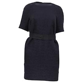 Vestido con cinturón Victoria Victoria Beckham en lana negra