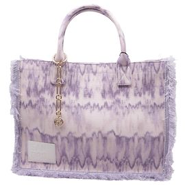 Sandro Kasbah Tie-Dye Tote Bag in Purple Cotton