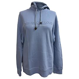 Brunello Cucinelli Dream Out Loud Hoodie aus hellblauer Baumwolle