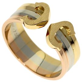 Cartier 2C Bandring aus 18K Gelb Weiß und Roségold