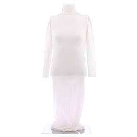 Alaïa Vestido blanco de nailon