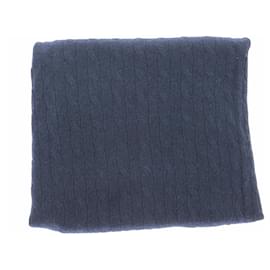 Dunkelblaue Cashmere-Schal - Ralph Lauren