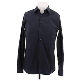 Camicia Prada blu navy in cotone