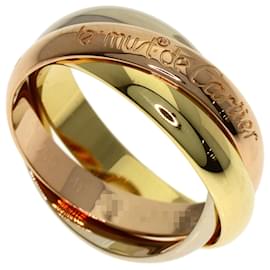 Cartier Trinity Ring aus 18K Rosé Weiß und Gelbgold