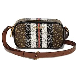 Mini borsa a tracolla Monogram TB di Burberry
