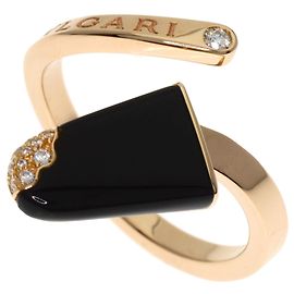 Bulgari Anello Bvlgari Gelati Onice e Diamante