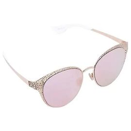 Gafas de sol Dior Unique Metal Dorado Lentes Rosas