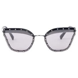 Valentino Garavani VA2028 Sunglasses Black Metal Crystal