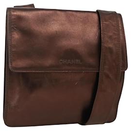 Borsa a Spalla CHANEL in Pelle Marrone CC Auth BA11861A