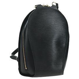 LOUIS VUITTON Zaino Epi Mabillon Nero M52232 LV Auth BAZ844A