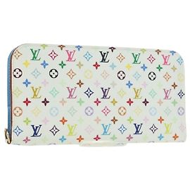 LOUIS VUITTON Cartera Insolite Multicolor Blanca M93750 Auth YKZ751SAM