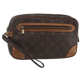 LOUIS VUITTON Clutch Marly Dragonne GM Monogram M51825 LV Auth ka3502