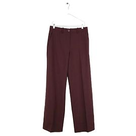 Helmut Lang Pantalones anchos burdeos