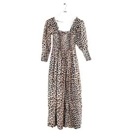 Vestido beige - Ganni