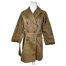 Comme Des Garcons Trench coat de denim vintage Comme Des Garçons caqui S