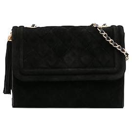 Chanel Matelassé Camoscio Pompon con patta