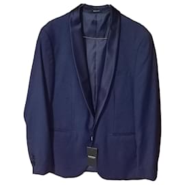 Autre Marque Jaqueta Masculina Emporio Azul, Nova com Etiqueta
