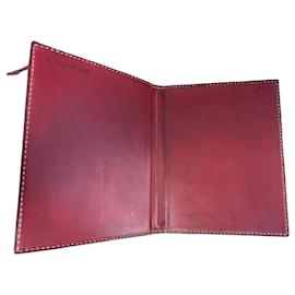 Hermès Protège Semainier in Bordeaux Leather