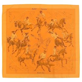 Hermès Hermes Carre 90 Ballet Equestre Silk Scarf