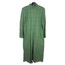 Vestido de mezcla de lana a cuadros Tibi