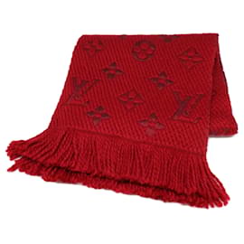 Stola in lana rossa Louis Vuitton