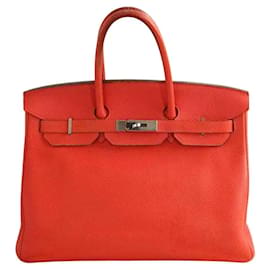 Hermès Bolsa Birkin vermelha