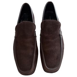 Mocassins de camurça marrons Ermenegildo Zegna