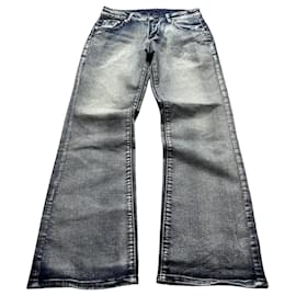 Vaqueros Crown Victoria Beckham Azul Naranja Azul Oscuro Algodón