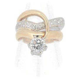 Autre Marque Nobuko Ishikawa Au750/PT900 Diamantring