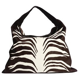 Bottega Veneta Gran bolso de pelo de pony marrón