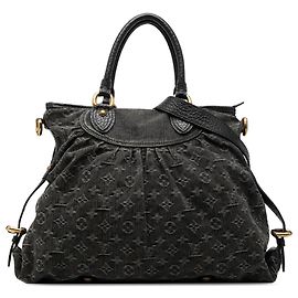 Louis Vuitton Bolso Neo Cabby GM en Denim Monograma Negro
