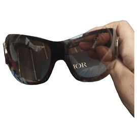 Dior Sunglasses Brown Tortoiseshell Gold Details
