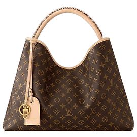 Borsa Louis Vuitton Again Tela Monogramma Marrone