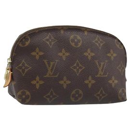 LOUIS VUITTON Monogram Pochette Cosmética PM Pouch M43998 LV Auth BAZ257