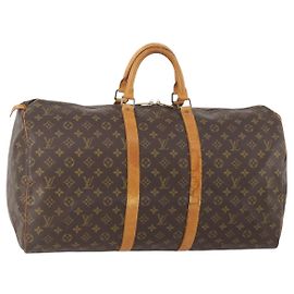 LOUIS VUITTON Borsa Boston Monogram Keepall 55 M41424 LV Auth ep13859