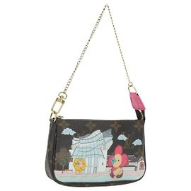 LOUIS VUITTON Monogram Vivienne Mini Pochette Accesorios M81633 Auth YKZ562SAM