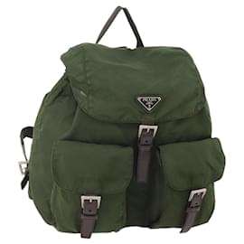 Zaino PRADA in nylon khaki argento autentico ARZ774 - Prada