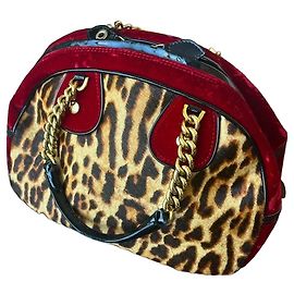 Christian Dior Borsa Bowling Gambler in pelle di puledro
