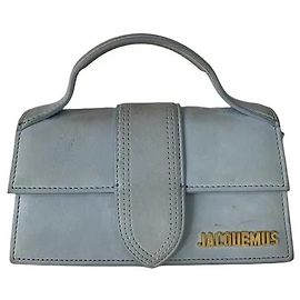 Jacquemus Le Bambino Mini Borsa in scamosciato blu
